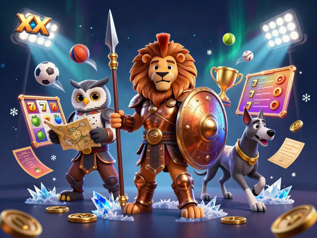 Experience the excitement of XX8's online casino with engaging symbols, vibrant characters, and immersive surroundings.