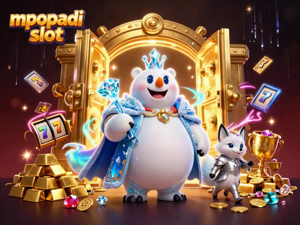Spin the reels for adventure with mpopadi slot as treasure awaits in this magical scene.