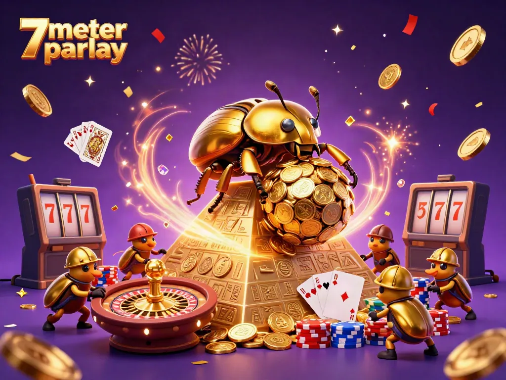 Experience thrilling gameplay at 7meter parlay with vibrant casino-themed artistry.